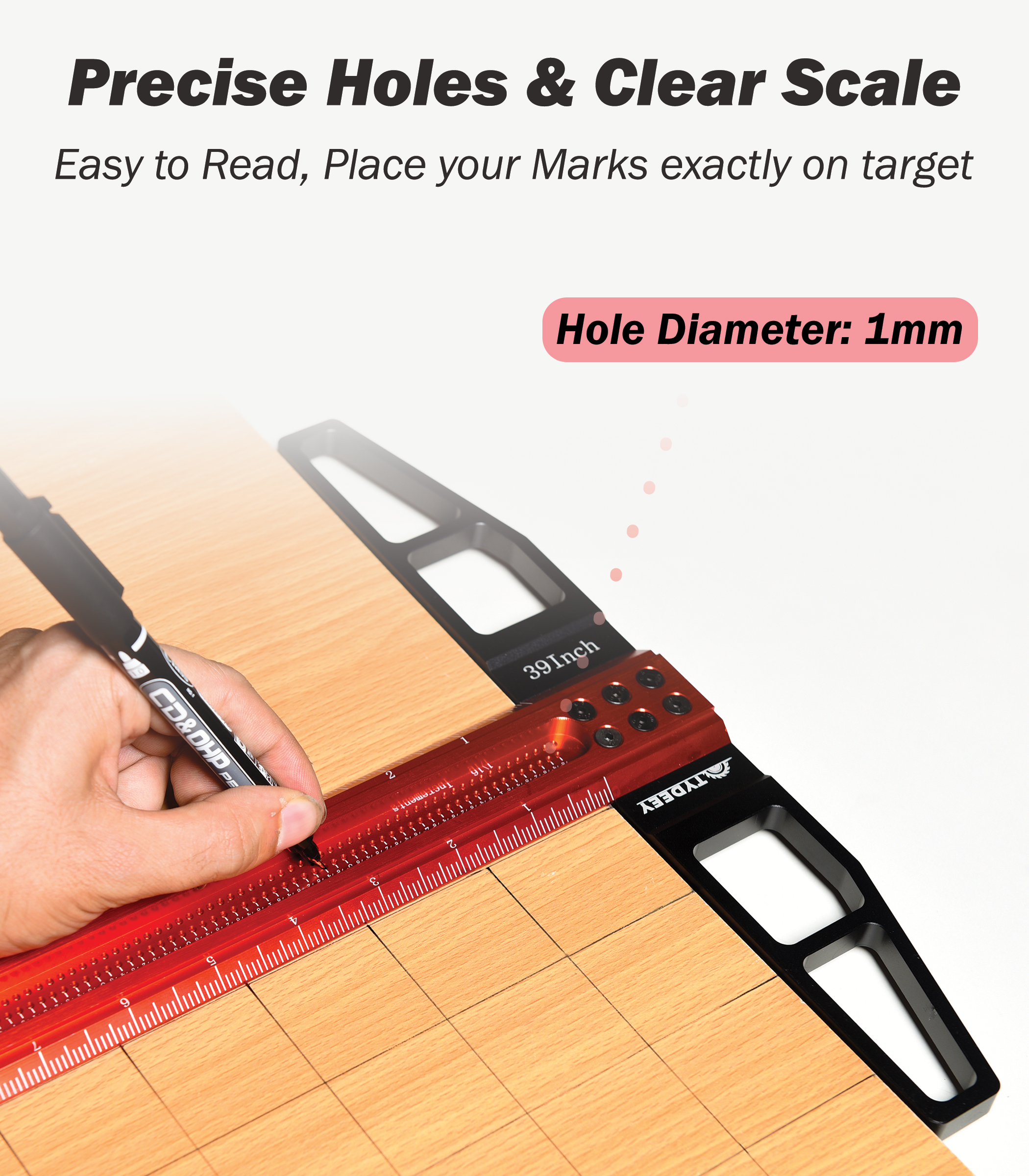  Ciieeo 1 Box Ruler Set Square Tools Measurement Tool