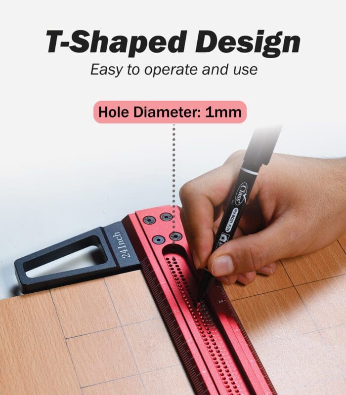 24 inch t square ruler for woodworking